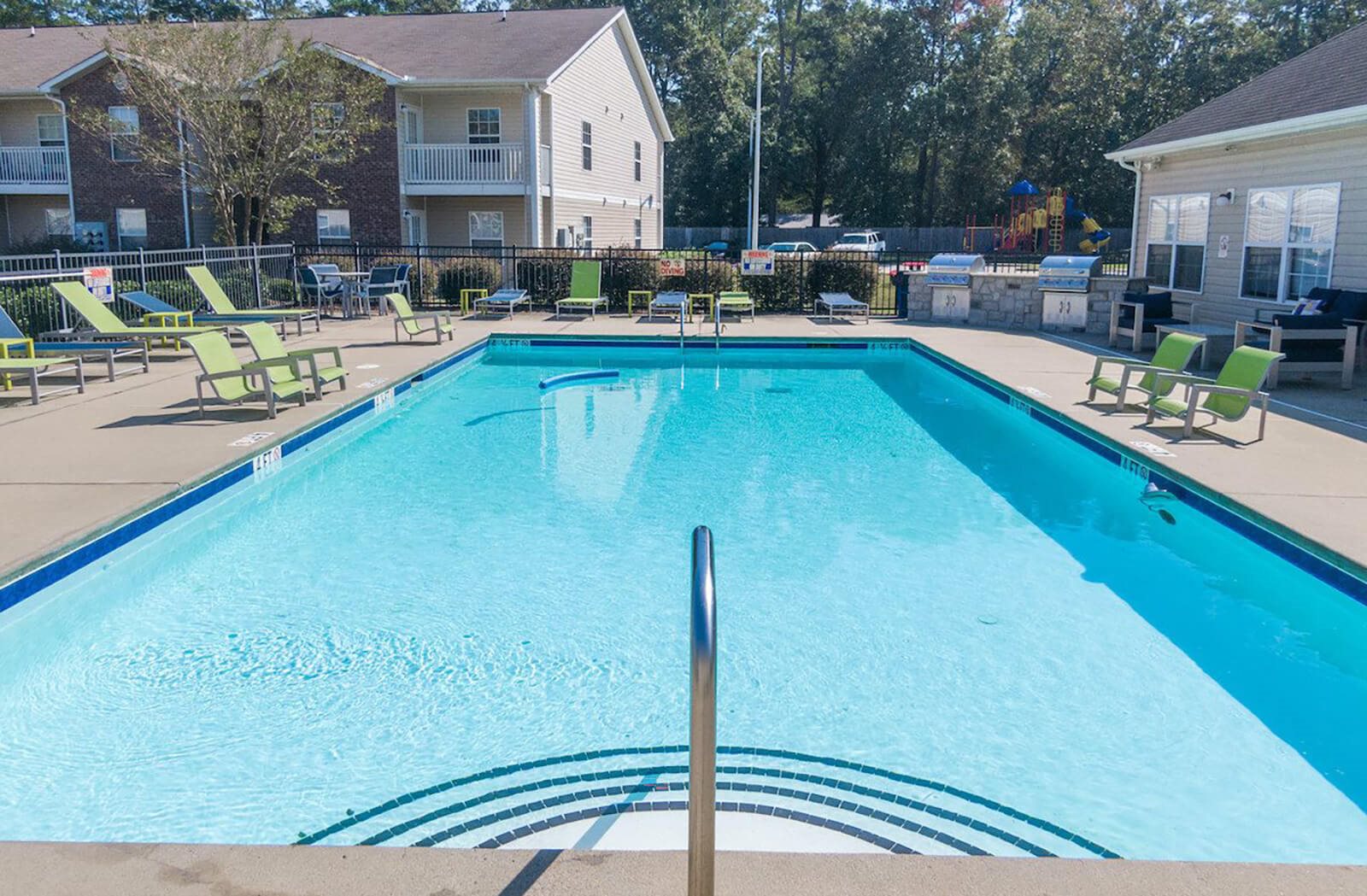 The Park Apartments swimming pool